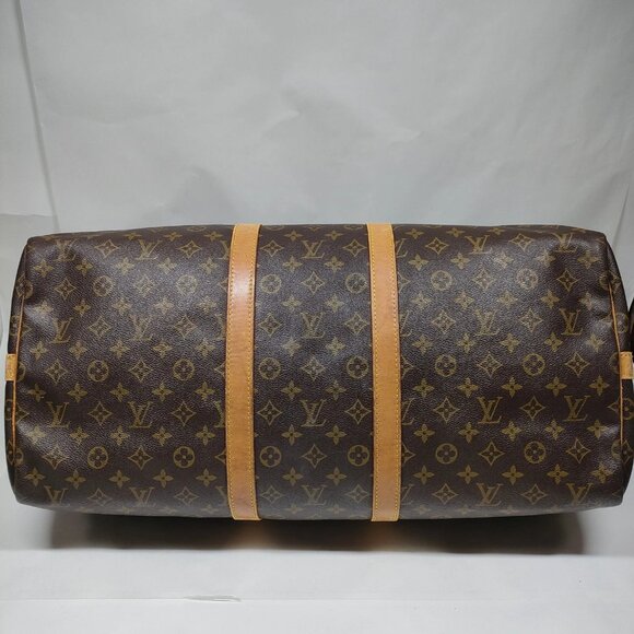 Authentic Louis Vuitton Keepall Bandouliere 55 Monogram Bag LCMON456-120425 - Picture 5 of 9